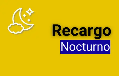 Recargo nocturno en Colombia | Se paga a partir de las 9 p.m.