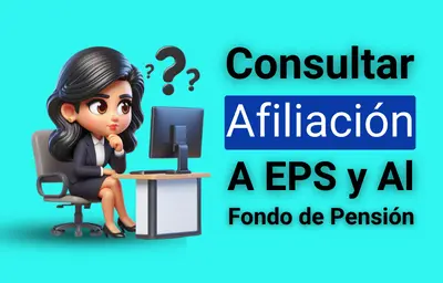 Consultar afiliación a EPS y Fondo de Pensión mujer pensando